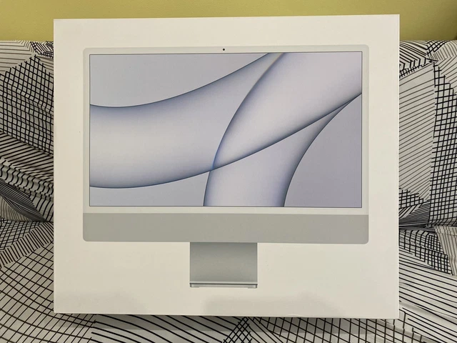 Apple 24" iMac with Retina 4.5K Display M1 Chip 8GB RAM 512GB SSD - Blue