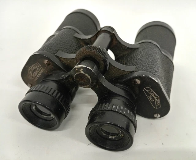 A pair of Hartmann Wetzlar 117 Porlerim 9x40 binoculars in original