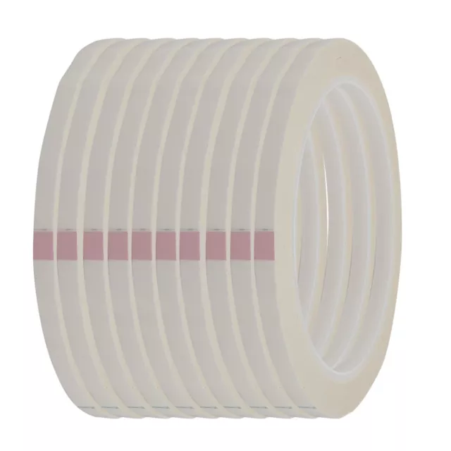 3mm Width 50m Long Single Sided Self Adhesive Tape transparent 10pcs