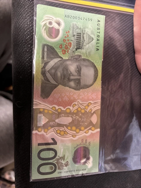 $100 AUSTRALIAN NOTE Poppy $225.00 - PicClick AU