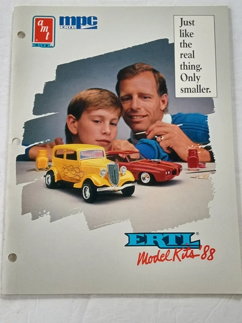 AMT ERTL 1988 Model Kits Catalog STAR TREK, STREET MACHINES, MONSTER ...