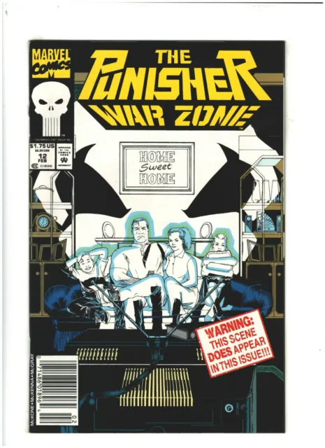 Punisher War Zone #12 NM- 9.2 Newsstand Marvel Comics 1994