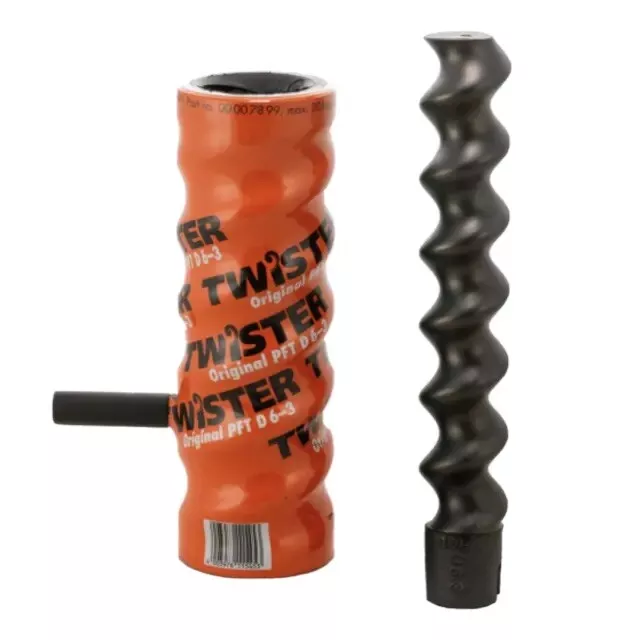 PFT Rotor + Stator Twister  D6-3 Putzschnecke Neu 3 Stk Komplett