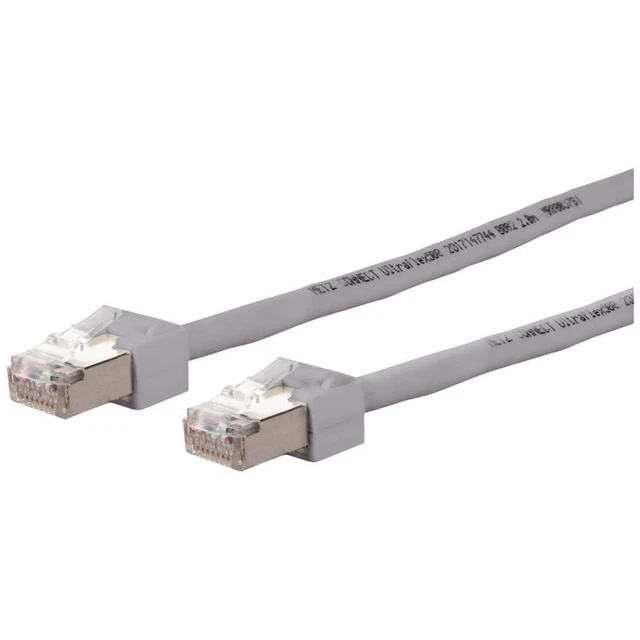 Viv.co Câble Réseau Ethernet Patch RJ45 CAT 5e Plat 10 Mètres - Robuste Et Flexible