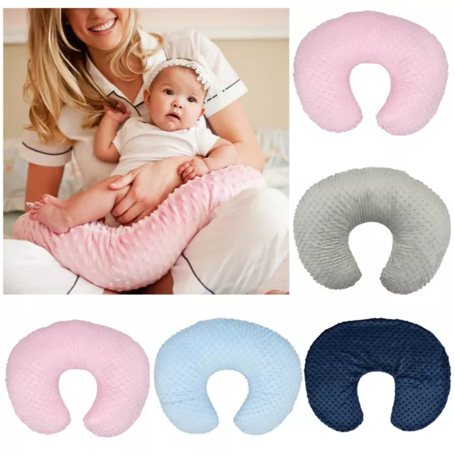 Minky Nursing Baby Pillow Cover Breastfeeding Pillow Case Nursing Slipcover Case