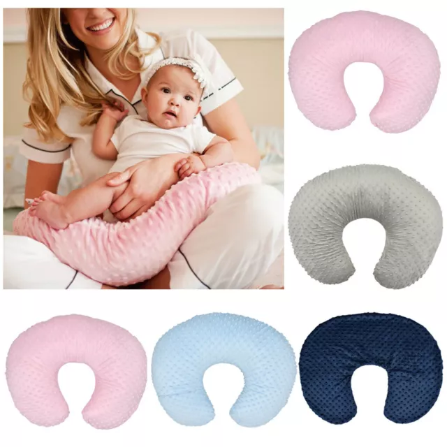 Minky Nursing Baby Pillow Cover Breastfeeding Pillow Cover Nursing Slipcover