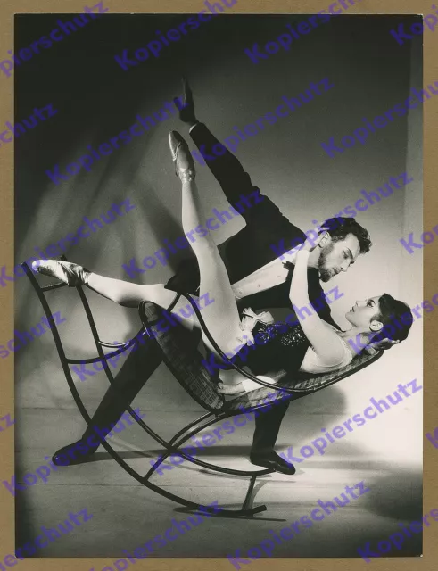 orig. Foto Enkelmann Tanz Oper Berlin Dornys Reinholm Ballett Wedekind Lulu 1958