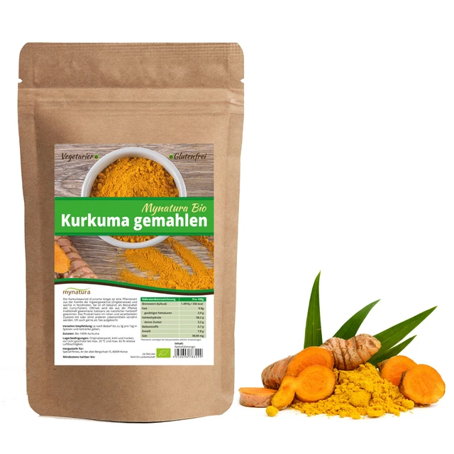 Biotiva Curcuma In Polvere BIO- 1000g - Contenuto Di - Foto 4
