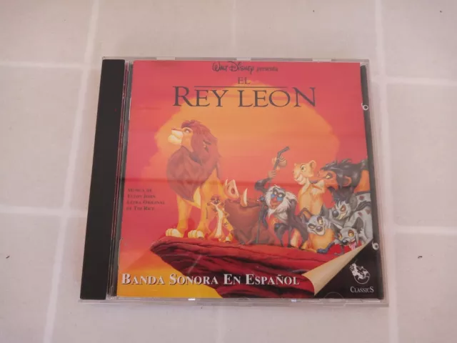 El Rey Leon - Banda Sonora En Español CD 1994 SPAIN EDITION Disney