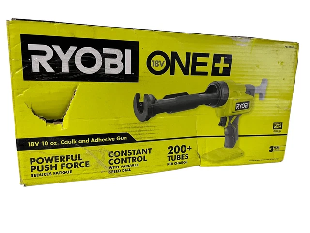 RYOBI 18V ONE+ Cordless 10oz. Caulk & Adhesive Gun (Tool-Only)