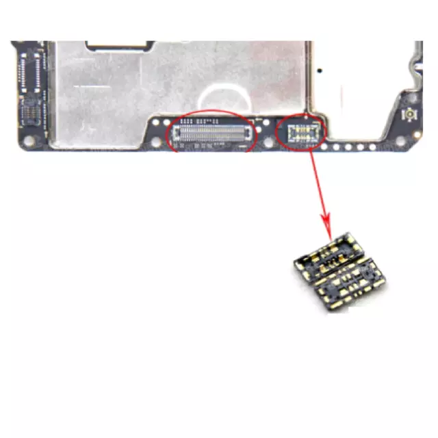 Para Xiaomi redmi 10 10A 10C FPC puerto de conector de batería placa base...