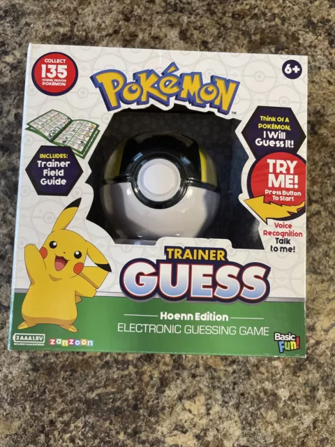 Pokemon Trainer Guess: Hoenn Edition Zanzoon Electronic Guessing Game NEW/SEALED