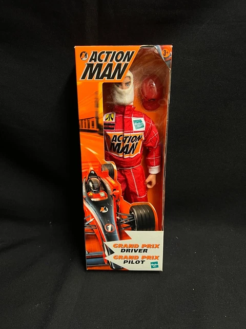 ACTION MAN -GRAND Prix Driver Boxed Figure - Hasbro Nos 1999 £24.00 ...