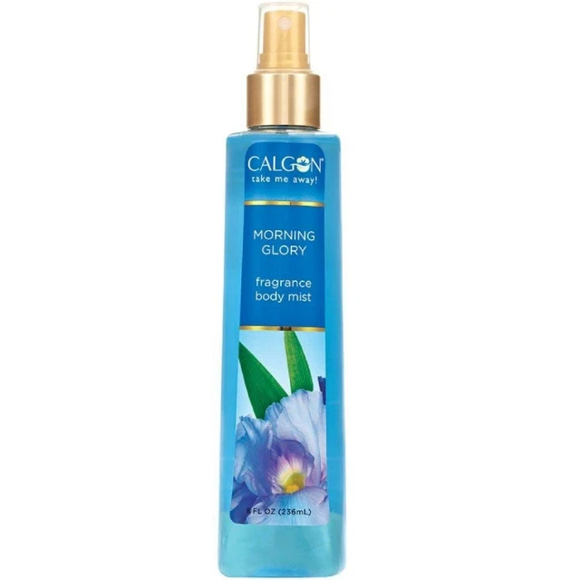 Calgon Morning Glory Fragrance Body Mist 8 Oz (Pack of 8)
