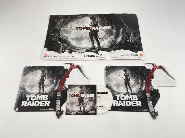 Kit PLV Publicitaire Tomb Raider PS3 - Très Bon état, Collection Jeu Vidéo, France