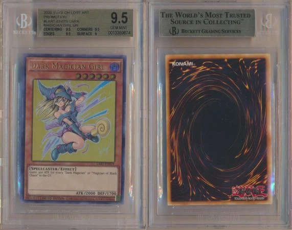8Dark Magician Girl - LART-EN019 - BGS 9.5 GEM MINT - Ultra Rare Yugioh WK3