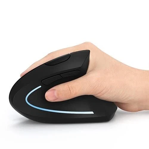 ONELY Ergonomique Verticale USB Rechargeable Souris verticale sans fil Optiqu...