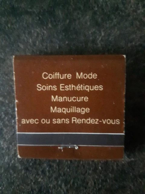 Les Coiffures Versatiles Michel Leclerc Prop Montreal Quebec Matchbook Cover 2