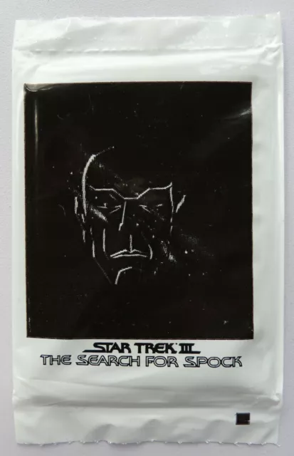 Star Trek III The Search for Spock Unopened Movie Trading Cards Pack from 1984