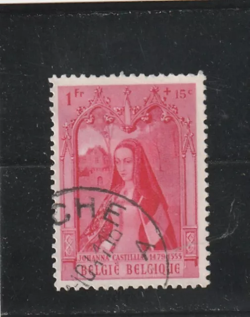 L6165 BELGIQUE  TIMBRE N° Y&T 577 de 1941-42 " Jeanne de Castille " Oblitéré