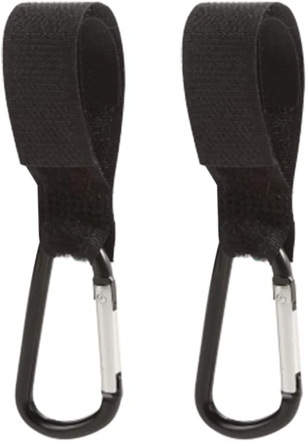 Paquete de 2 bolsas de bebé Rainday clips clips clips de buggy ganchos clips de cochecito, engancha tus compras