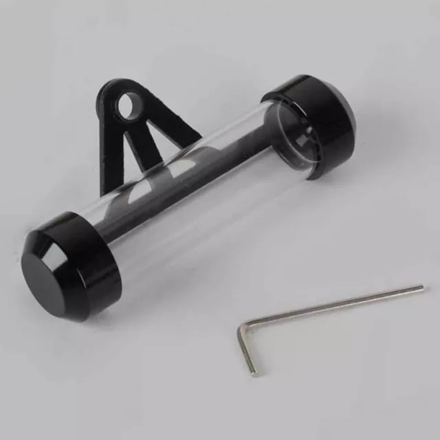 NOIR Porte Support Tube Vignette Assurance cylindrique MOTO SCOOTER CUSTOM MS