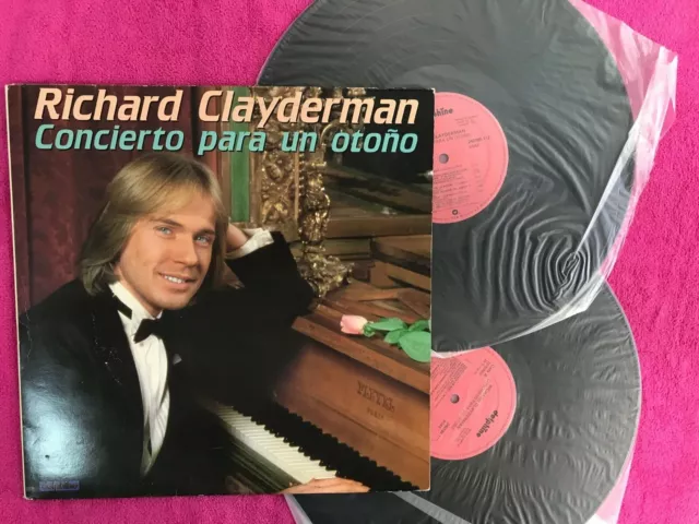 RICHARD CLAYDERMAN 2 x LP VINILO CONCIERTO PARA UN OTOÑO 2 DISCOS