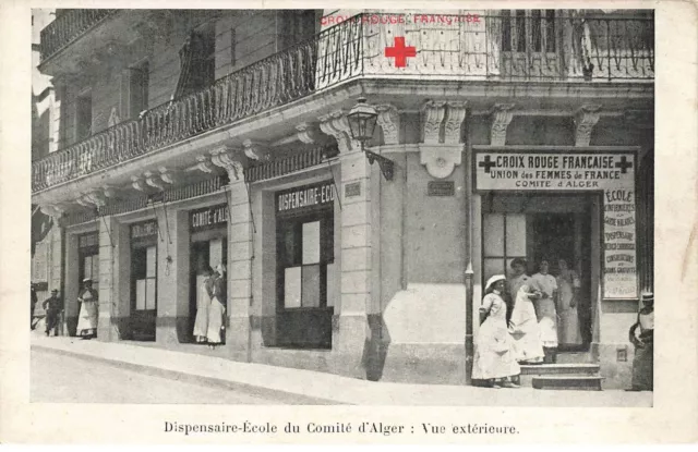 Algerie Am#Dc262 Alger Dispensaire Ecole De La Croix Rouge Du Comite D Alge