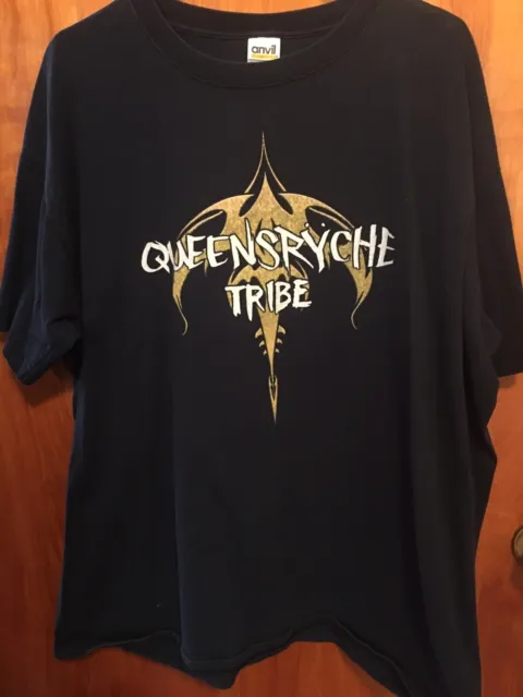 Queensryche Tribe 2003 Tour. Short Sleeve T-shirt. Size is 2X. Good Condition.