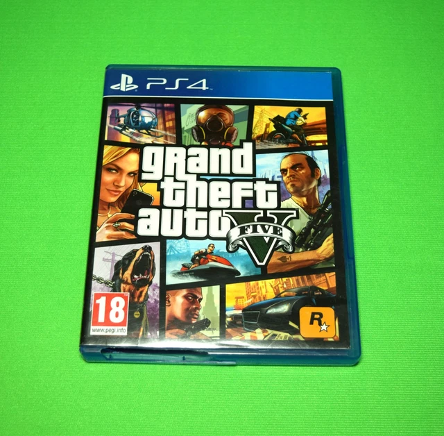 GRAND THEFT AUTO V GTA 5 (Sony PlayStation 3 PS3, 2013) Completo di