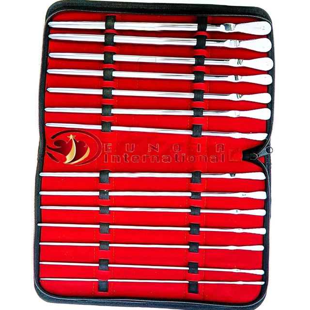 14 pieces Set of Dittel Urethral Sounds Gynecology Surgical