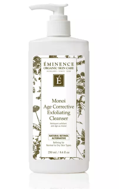 Eminence Monoi Age Corrective Exfoliating Cleanser Normal/Dry Skin 8.4 oz New