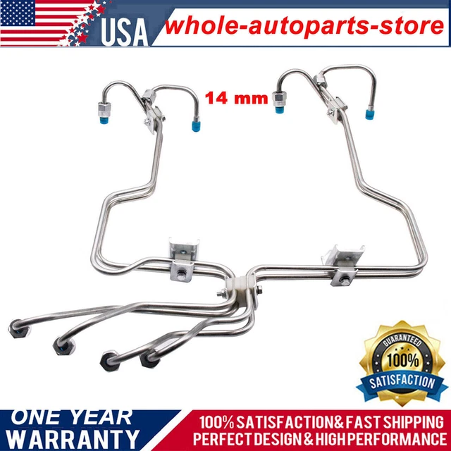 14MM DIESEL FUEL Injector Lines For 3.9L 4BT Cummins Engine P7100 P ...