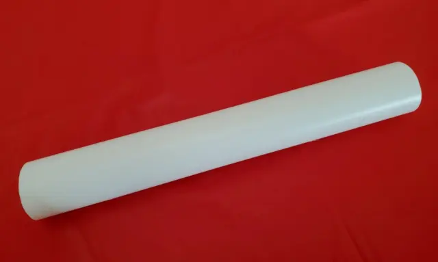 Teflon Rod 1.75" diameter x 12" length PTFE plastic round bar stock 1-3/4 20L