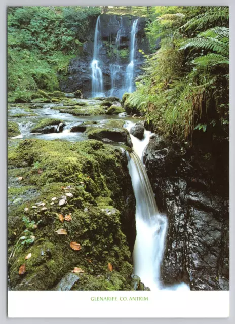 c25282 Waterfall Glenariff Co Antrim Northern Ireland  postcard 2004 stamp 2