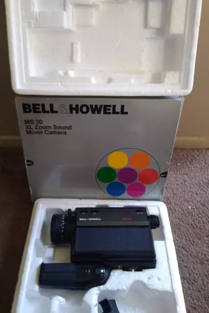 1980 Bell & Howell Ms 30/Ms30 Xl Zoom Camera *Parts/Broken/Repair