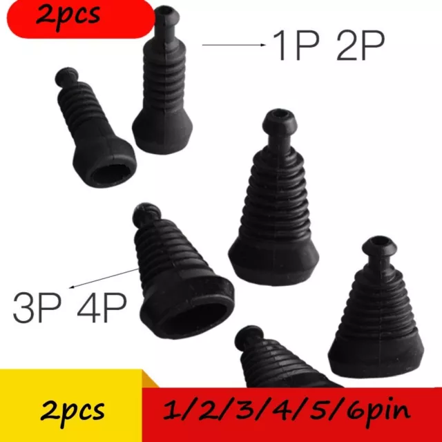 Housse de botte en caoutchouc étanche pour connecteur de voiture AMP 2 pièces
