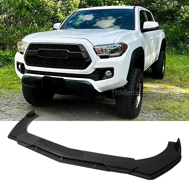 For Toyota Tacoma 2010-2014 Carbon Fiber Front Bumper Lip Splitter Spoiler Kit