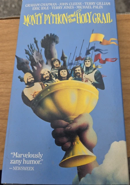 MONTY PYTHON AND The Holy Grail VHS British Comedy Fantasy Classic 8.