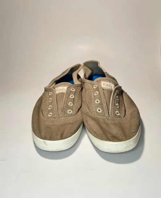 Keds Chillax Slip On Pre-Owned Taupe Womens Sneakers Size 10