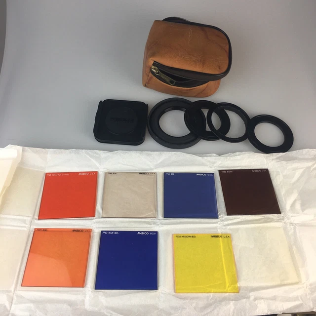 Lote de filtros de difusión y adaptadores de anillo Ambico 7725 7728 7771 7765 7763 7764 (7)