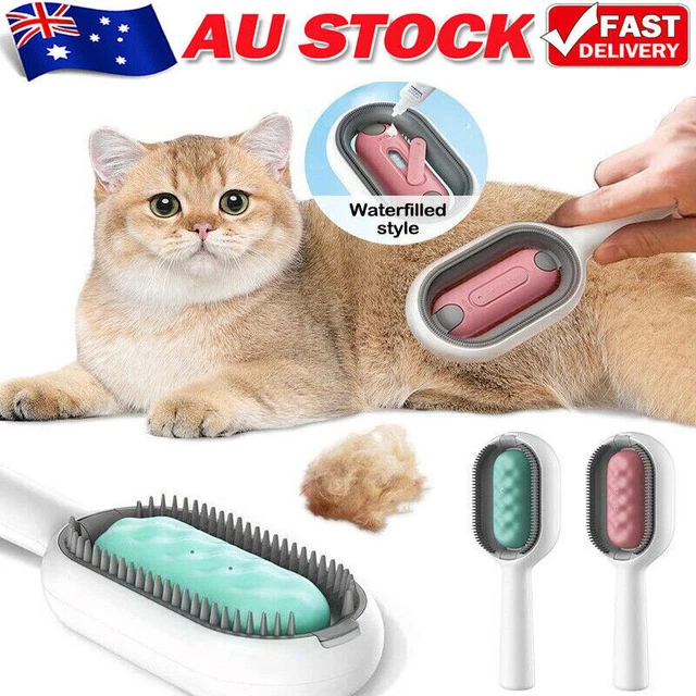 Pet Hair Removal Brushes with Water Tank Dog Cat Deshedding Brush Massage Comb