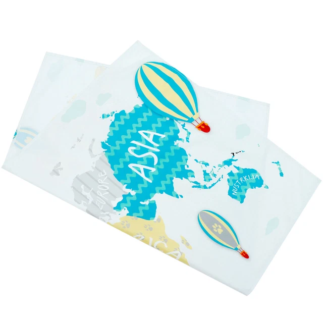 Modern Style Tapestry World Map Tapestry Household Wall Background World Map