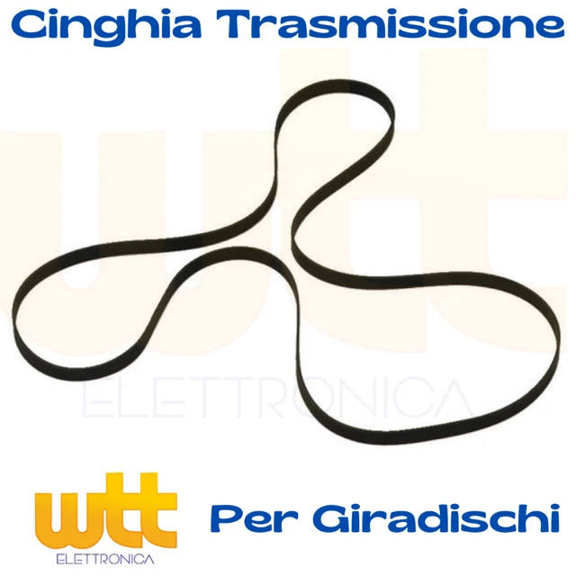 Cinghia Di Ricambio Piatta Per Giradischi PIONEER PL-2 – Sostituzione Originale Per Lettore Vinile