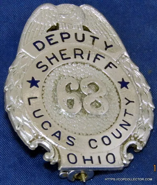 Vintage Lucas County, Ohio Deputy Sheriff Badge