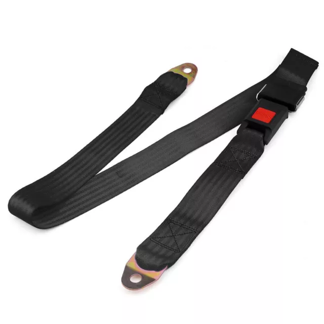 Universal Car Vehicle Seat Belt Extension Strap Safety 2 Two Point Adjustable