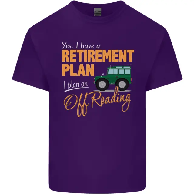 T-shirt da uomo in cotone divertente Retirement Plan Off Roading 4X4 Road 10