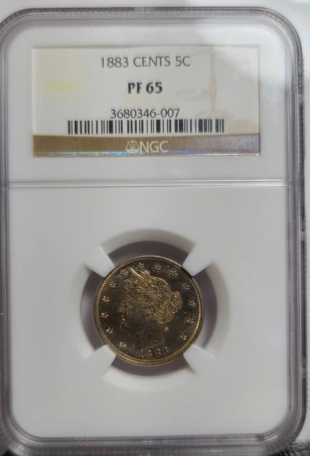 1883  5C Ngc Pf65