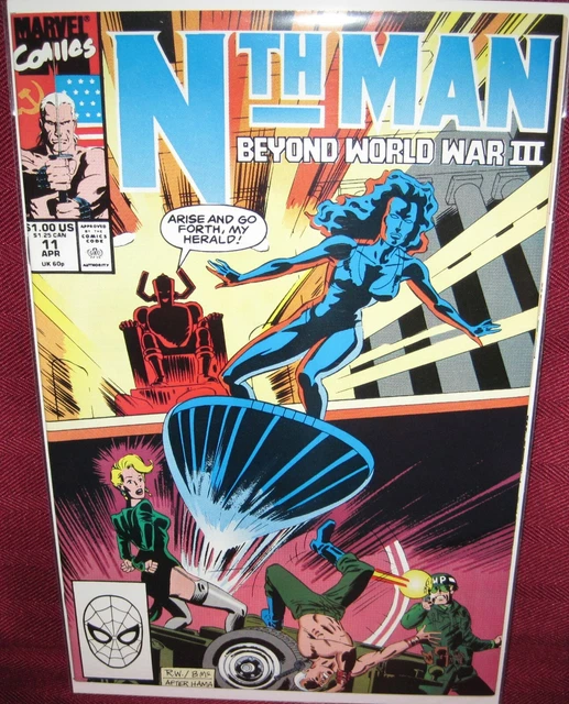 Nth Man The Ultimate Ninja #11 Marvel Comic 1990 Vf