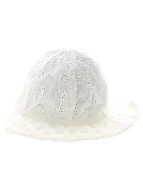 Zara Girls White Bucket Hat One Size